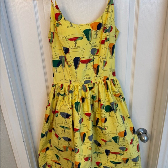 Tatyana size Medium “Cheers” A-line fit and flare dress - Picture 2 of 7